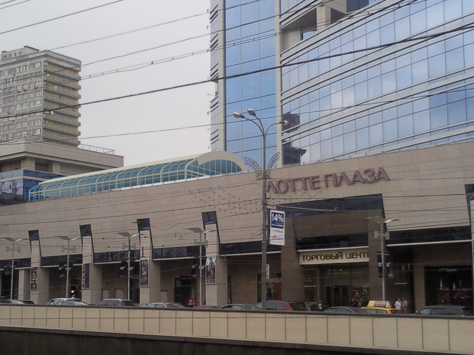 Потолочное и объемное остекление