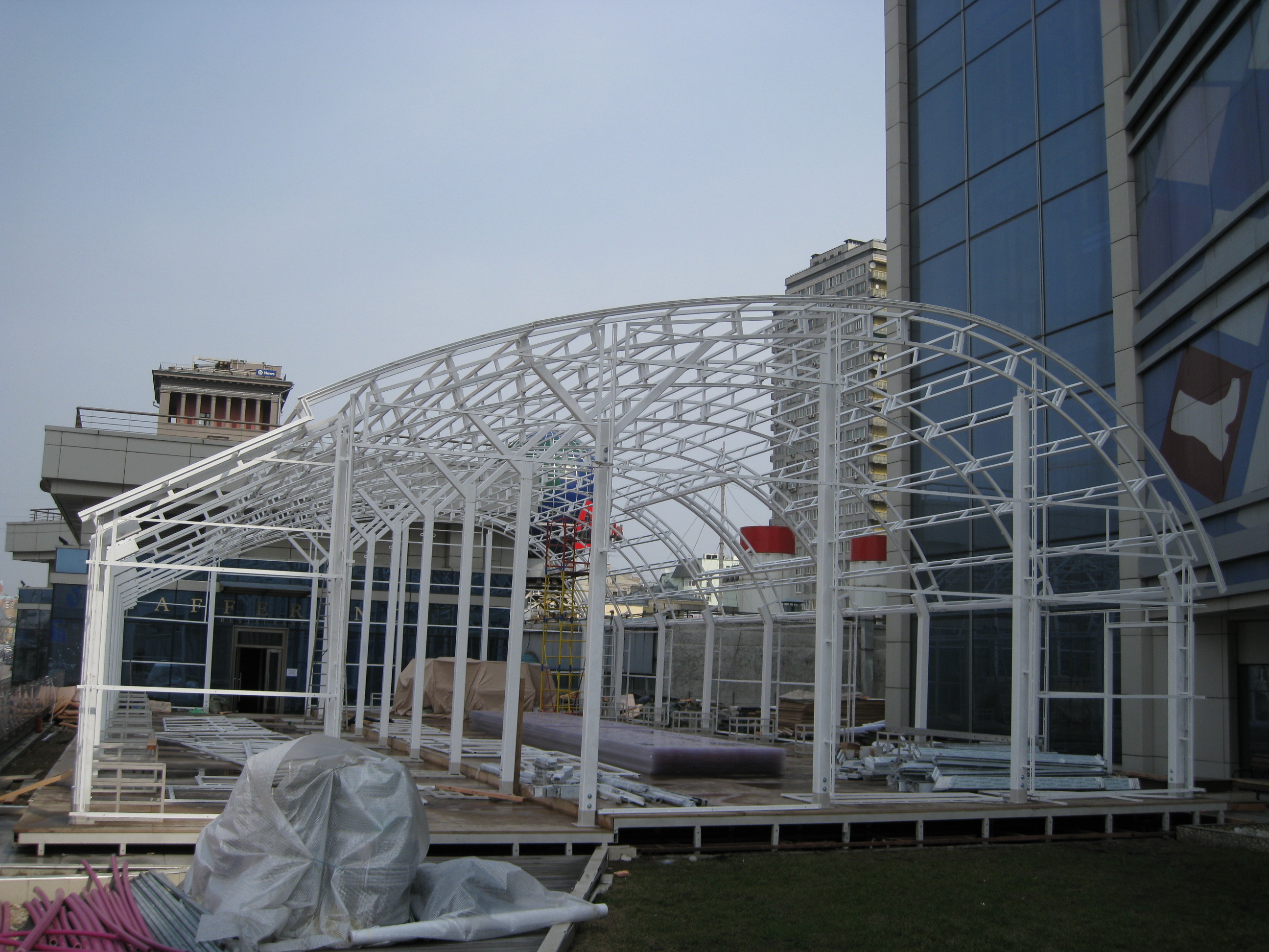 Потолочное и объемное остекление