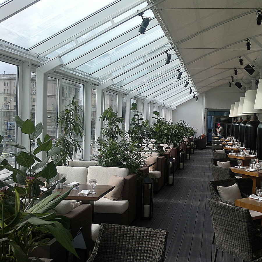 Потолочное и объемное остекление